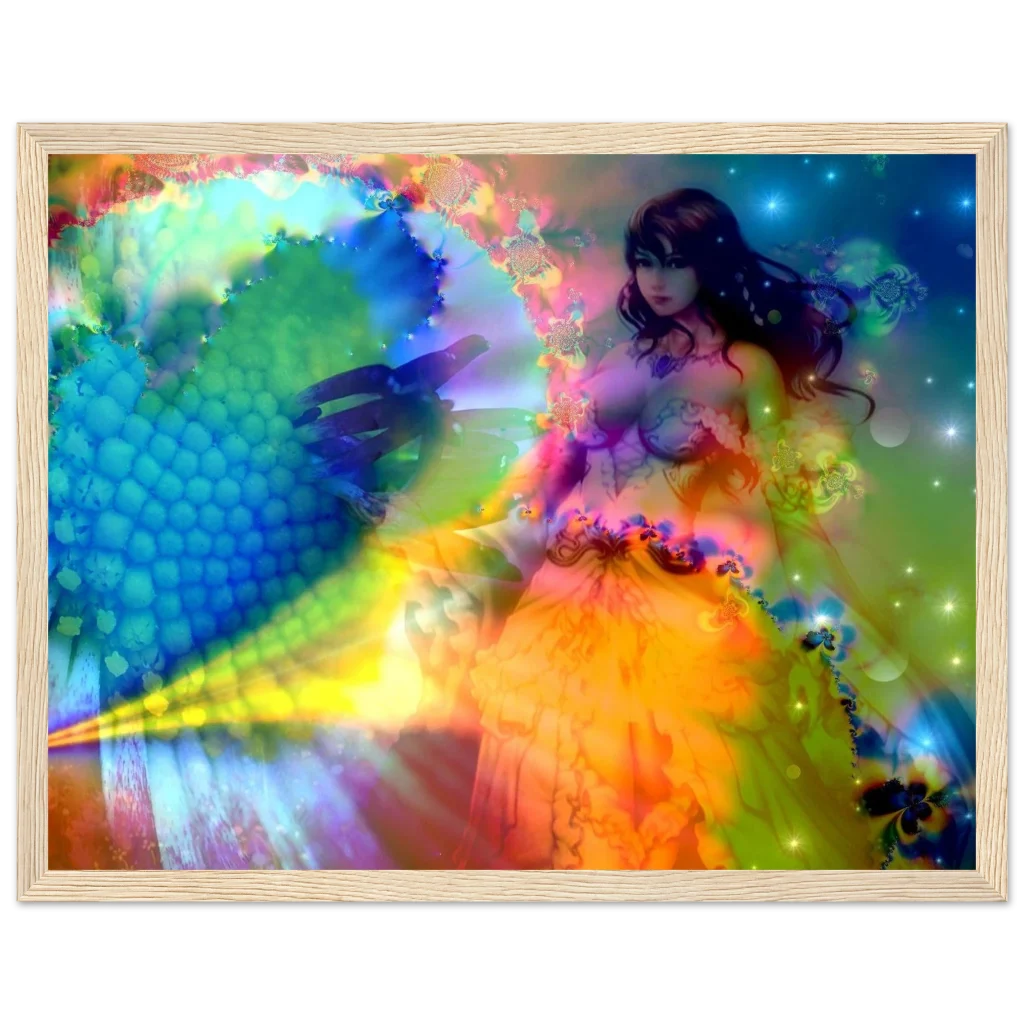 Angel Flower - Framed Print - Poster