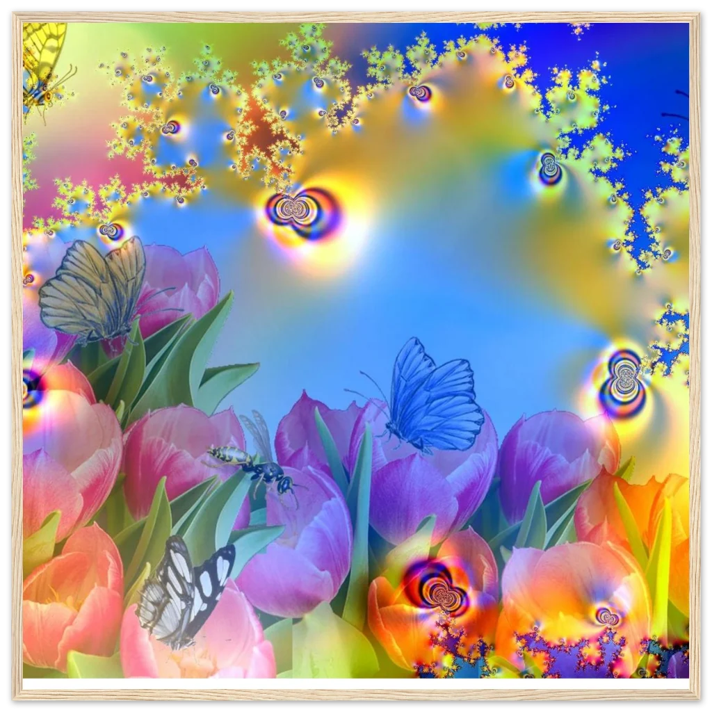 summer awakening Classic Semi-Glossy Paper Wooden Framed Poster - Poster