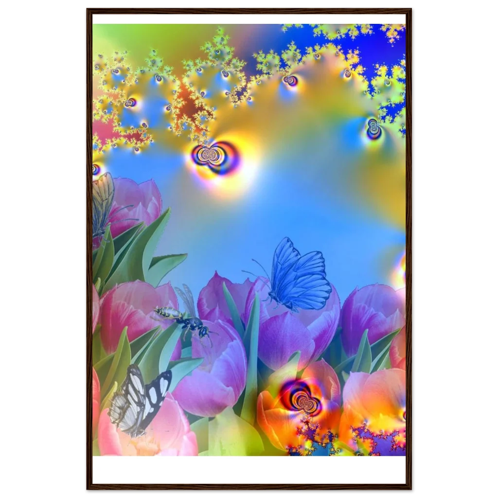 summer awakening Classic Semi-Glossy Paper Wooden Framed Poster - Poster