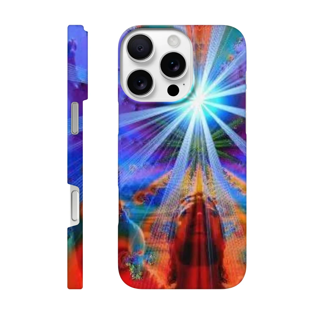 Digital Art Rave Phone Case - Sleek Slim Design, Durable Protection for Latest iPhones - Poster