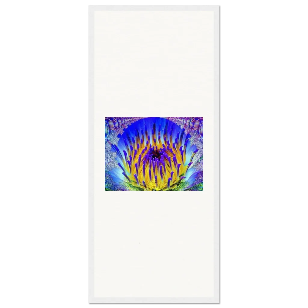 radiant flower Museum-Quality Matte Paper Wooden Framed Poster - Poster