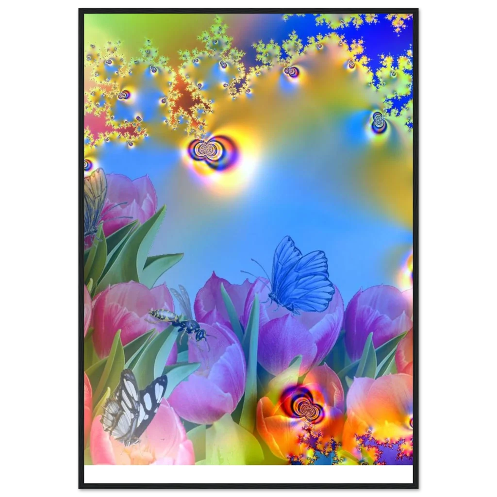 summer awakening Classic Semi-Glossy Paper Wooden Framed Poster - Poster