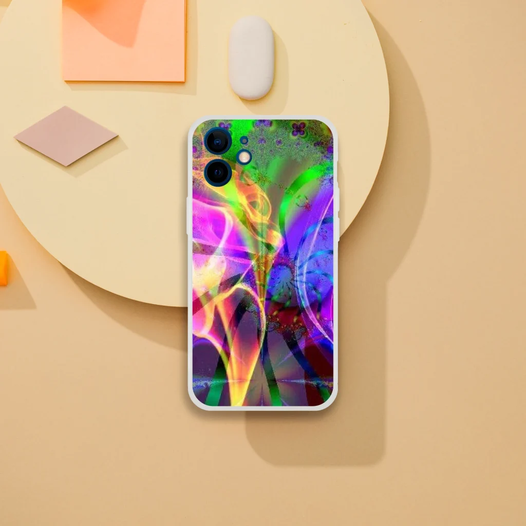 iphonecase Flexi case neon coloured digital print - Poster