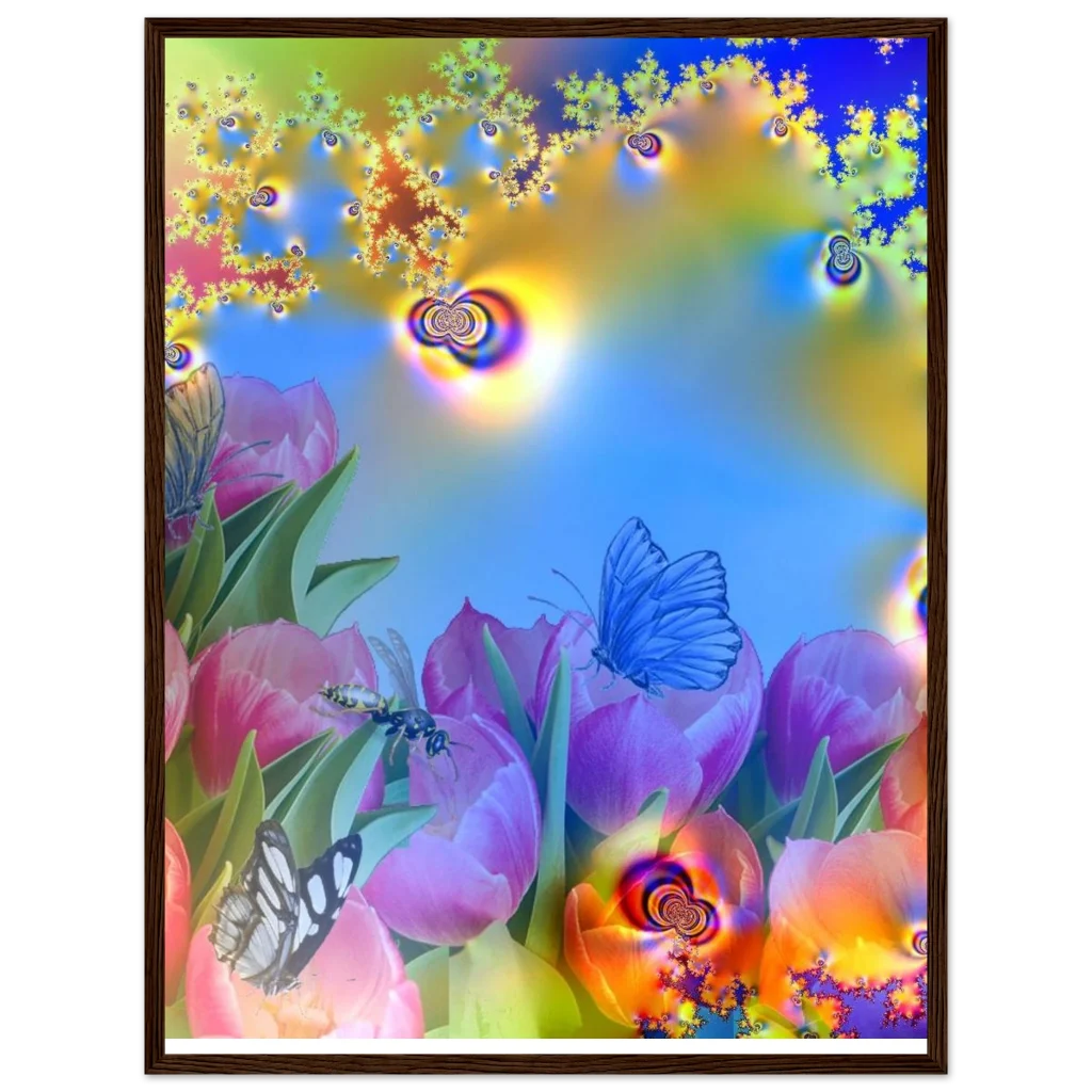 summer awakening Classic Semi-Glossy Paper Wooden Framed Poster - Poster
