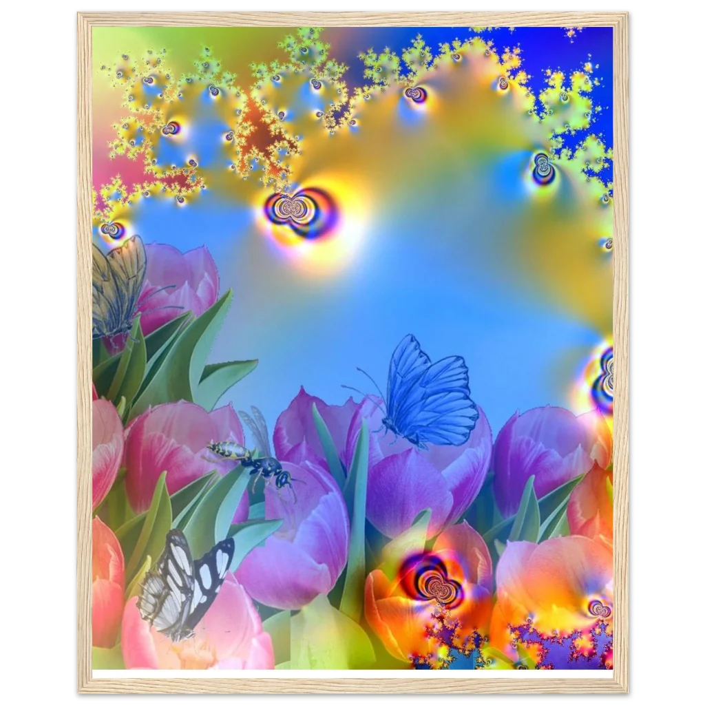 summer awakening Classic Semi-Glossy Paper Wooden Framed Poster - Poster