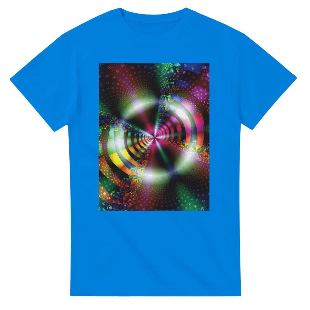 unity Heavyweight Unisex Crewneck T-shirt | Gildan® 5000 pyschedlic digital print - Poster