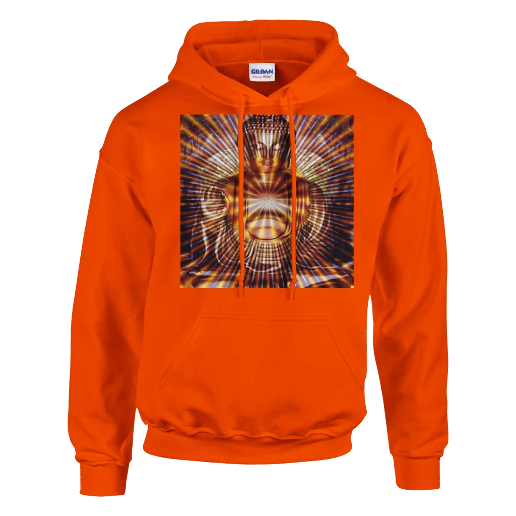 golden buddha Classic Unisex Pullover Hoodie | Gildan® 18500 - Poster