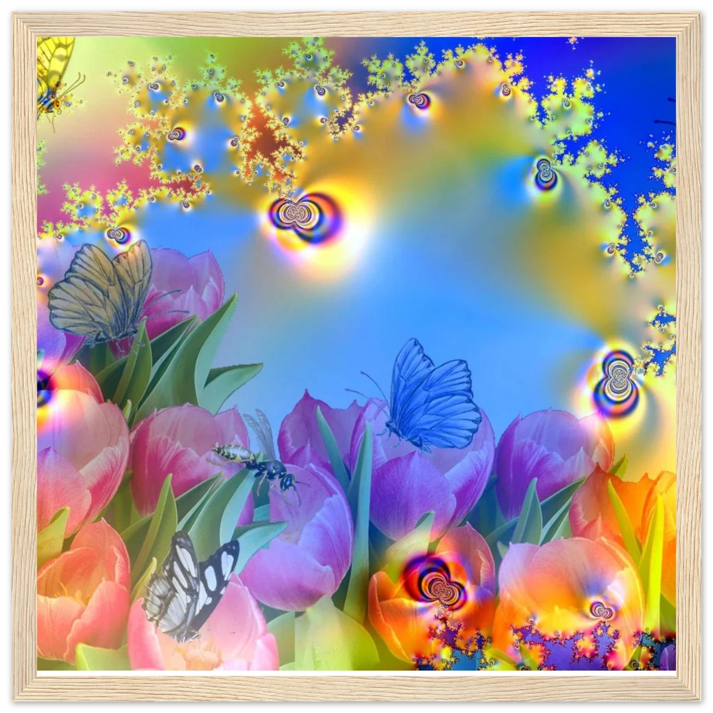 summer awakening Classic Semi-Glossy Paper Wooden Framed Poster - Poster