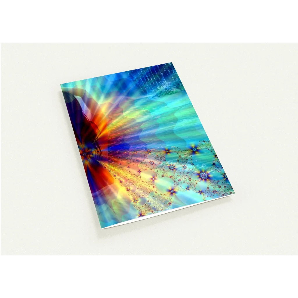Framed Art Print of euphoric colours Pack of 10 Greeting Cards (EU & RoW)