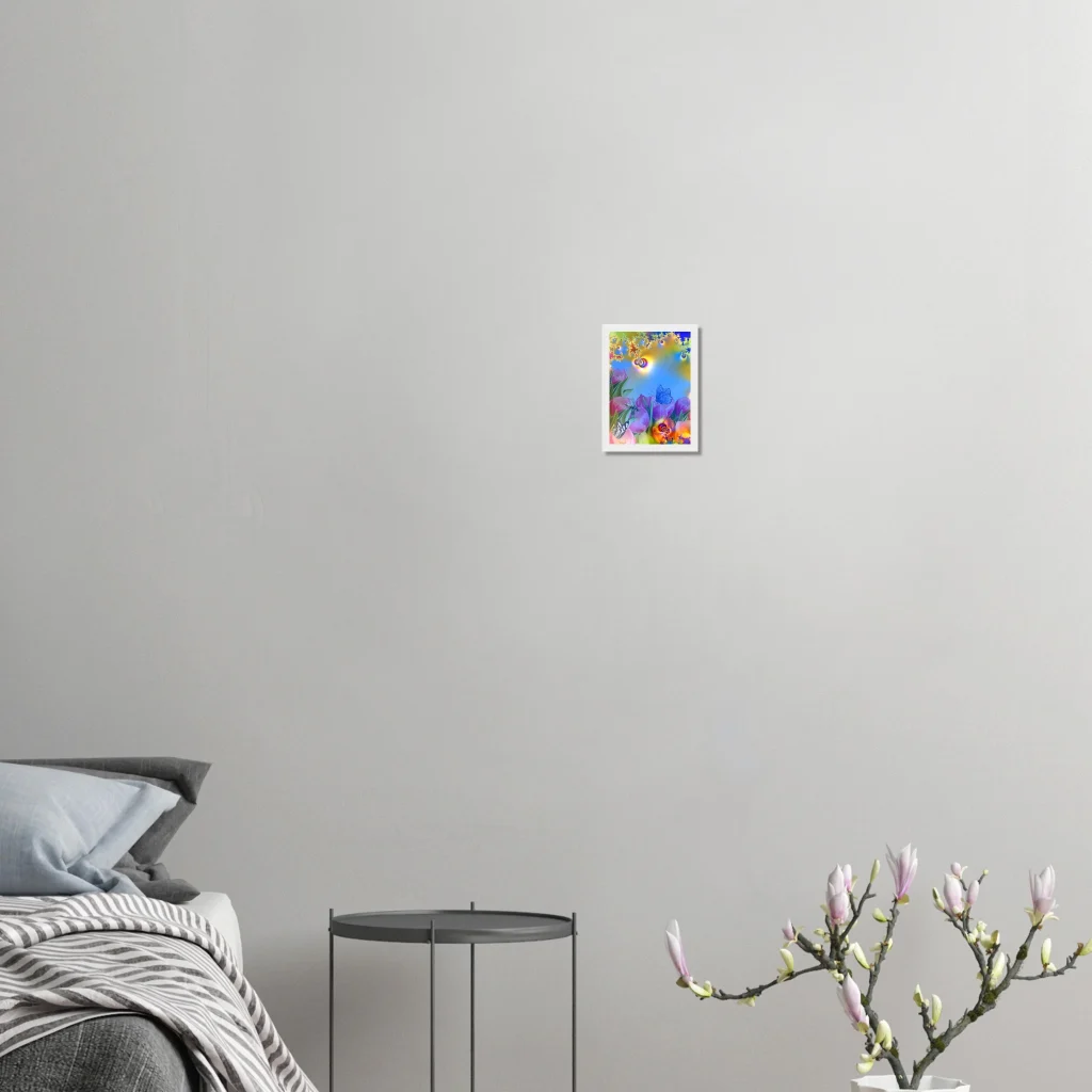 summer awakening Classic Semi-Glossy Paper Wooden Framed Poster - Poster
