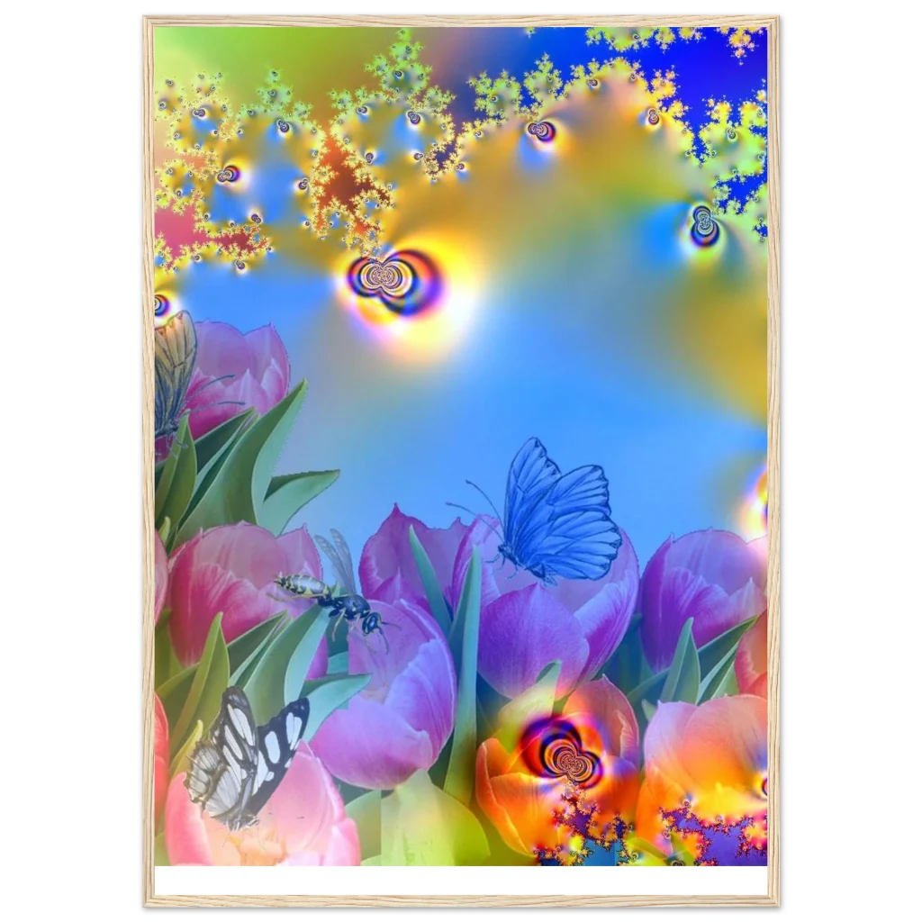 summer awakening Classic Semi-Glossy Paper Wooden Framed Poster - Poster