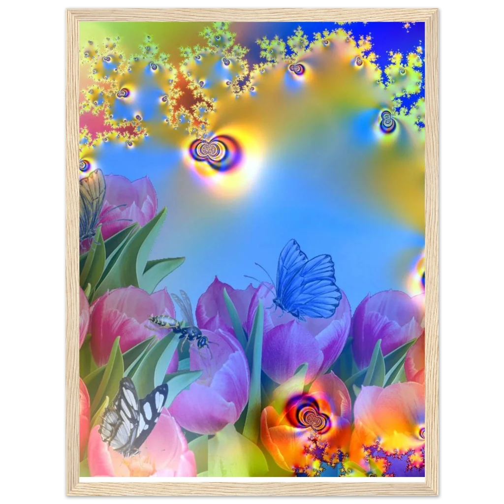summer awakening Classic Semi-Glossy Paper Wooden Framed Poster - Poster