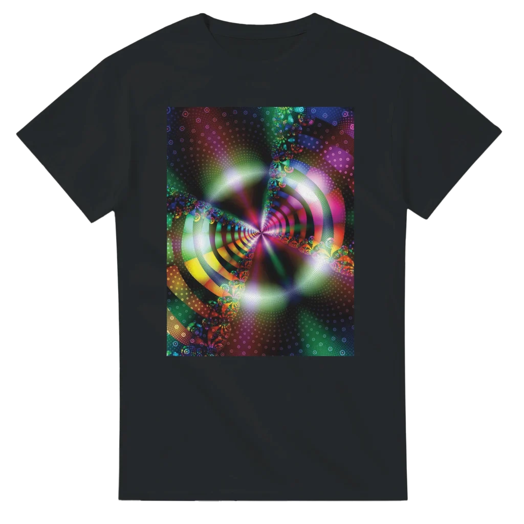 unity Heavyweight Unisex Crewneck T-shirt | Gildan® 5000 pyschedlic digital print - Poster