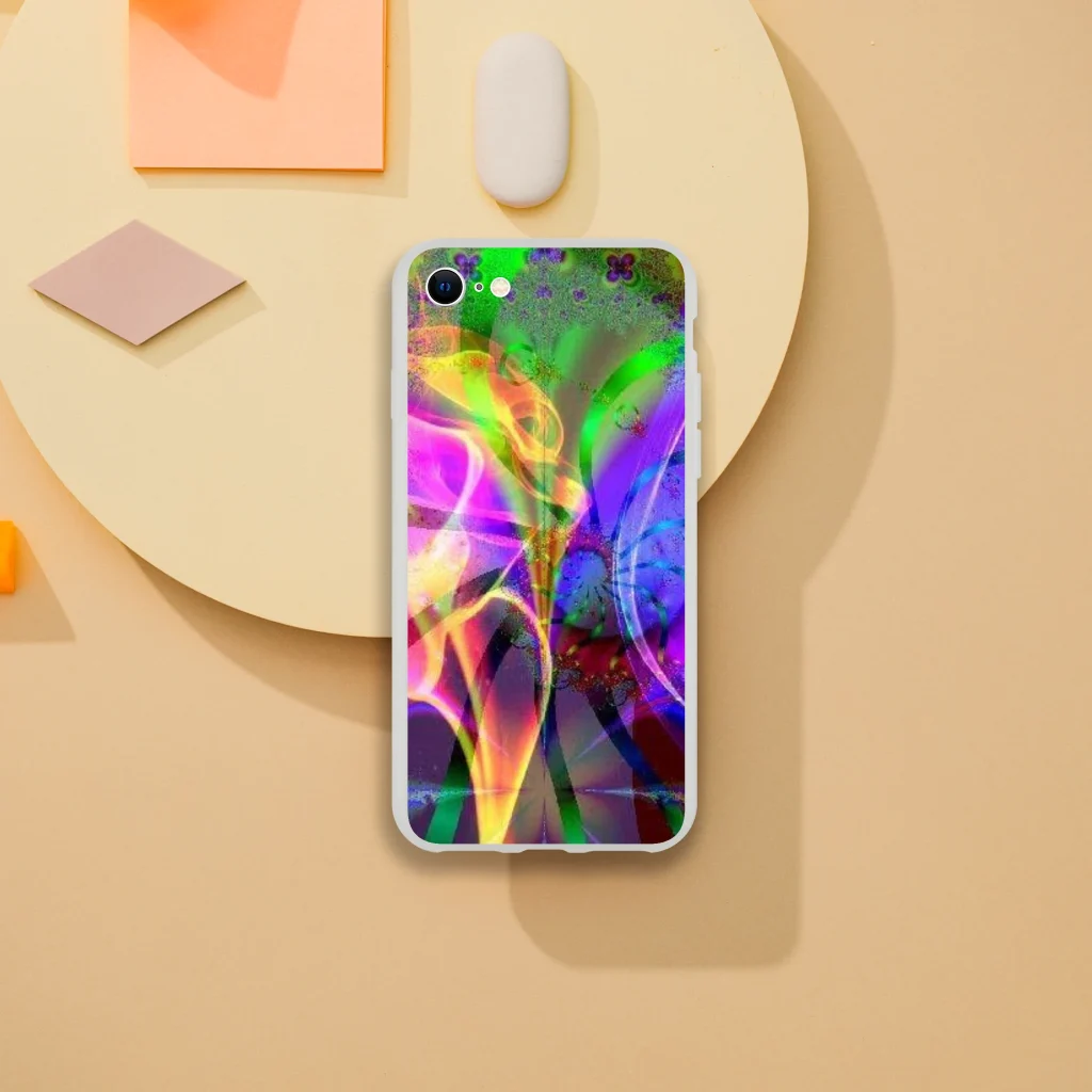 iphonecase Flexi case neon coloured digital print - Poster