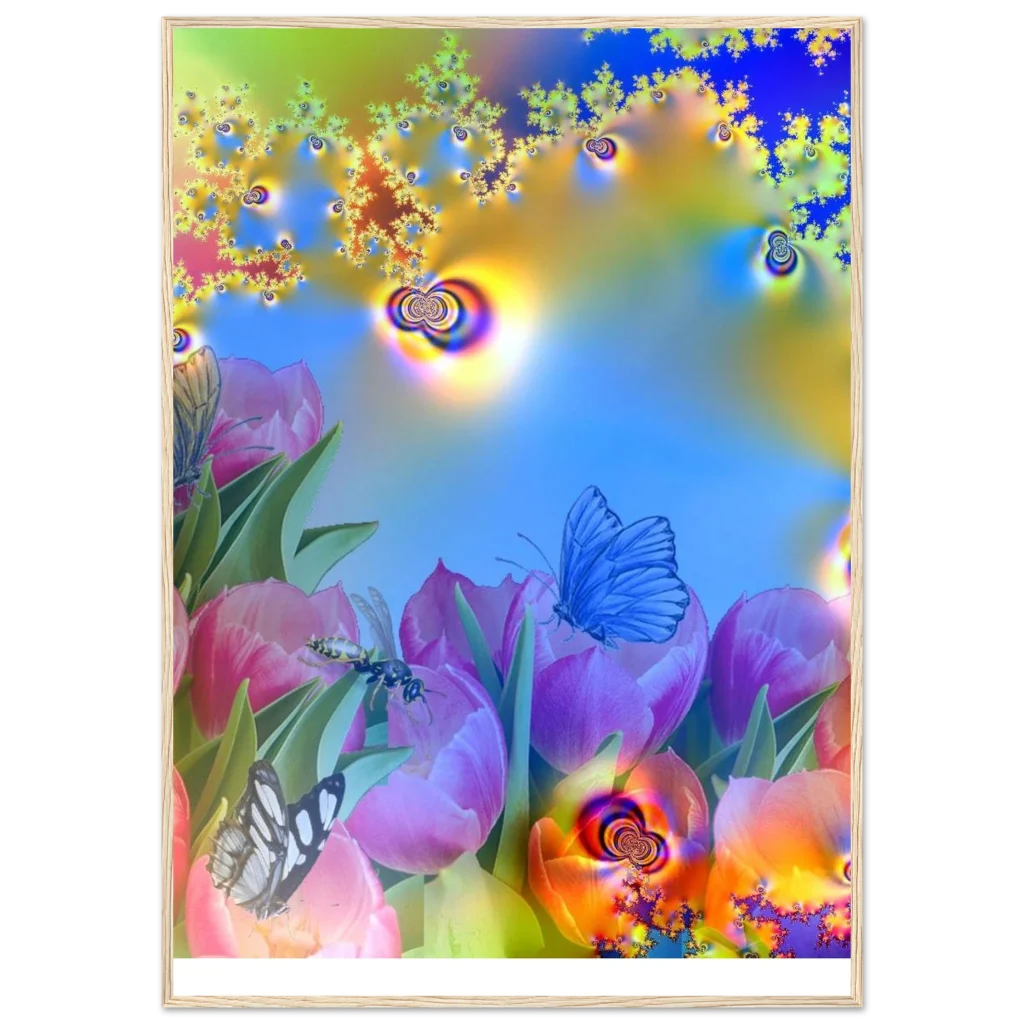 summer awakening Classic Semi-Glossy Paper Wooden Framed Poster - Poster