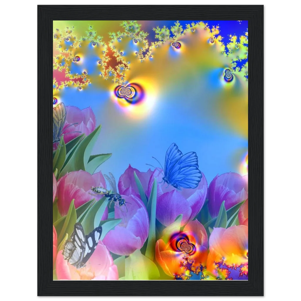 summer awakening Classic Semi-Glossy Paper Wooden Framed Poster - Poster