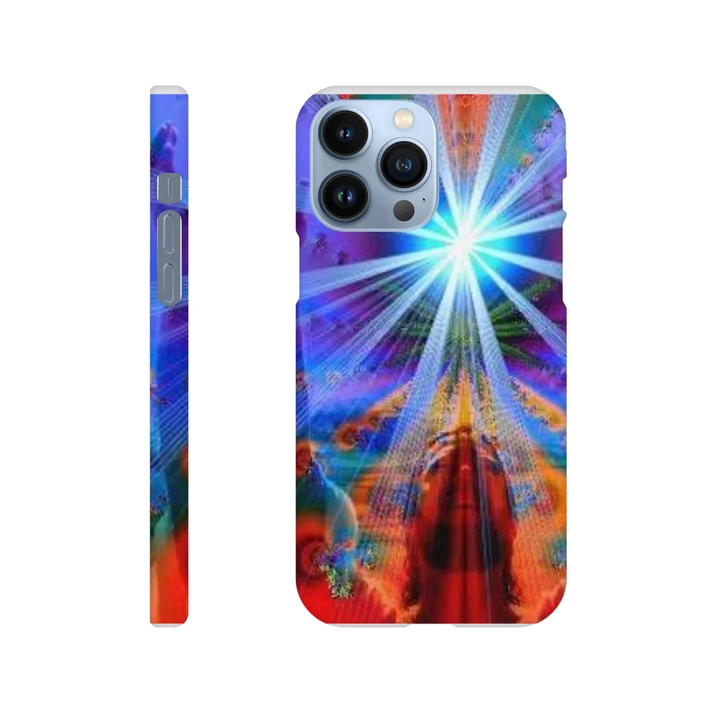 Digital Art Rave Phone Case - Sleek Slim Design, Durable Protection for Latest iPhones - Poster