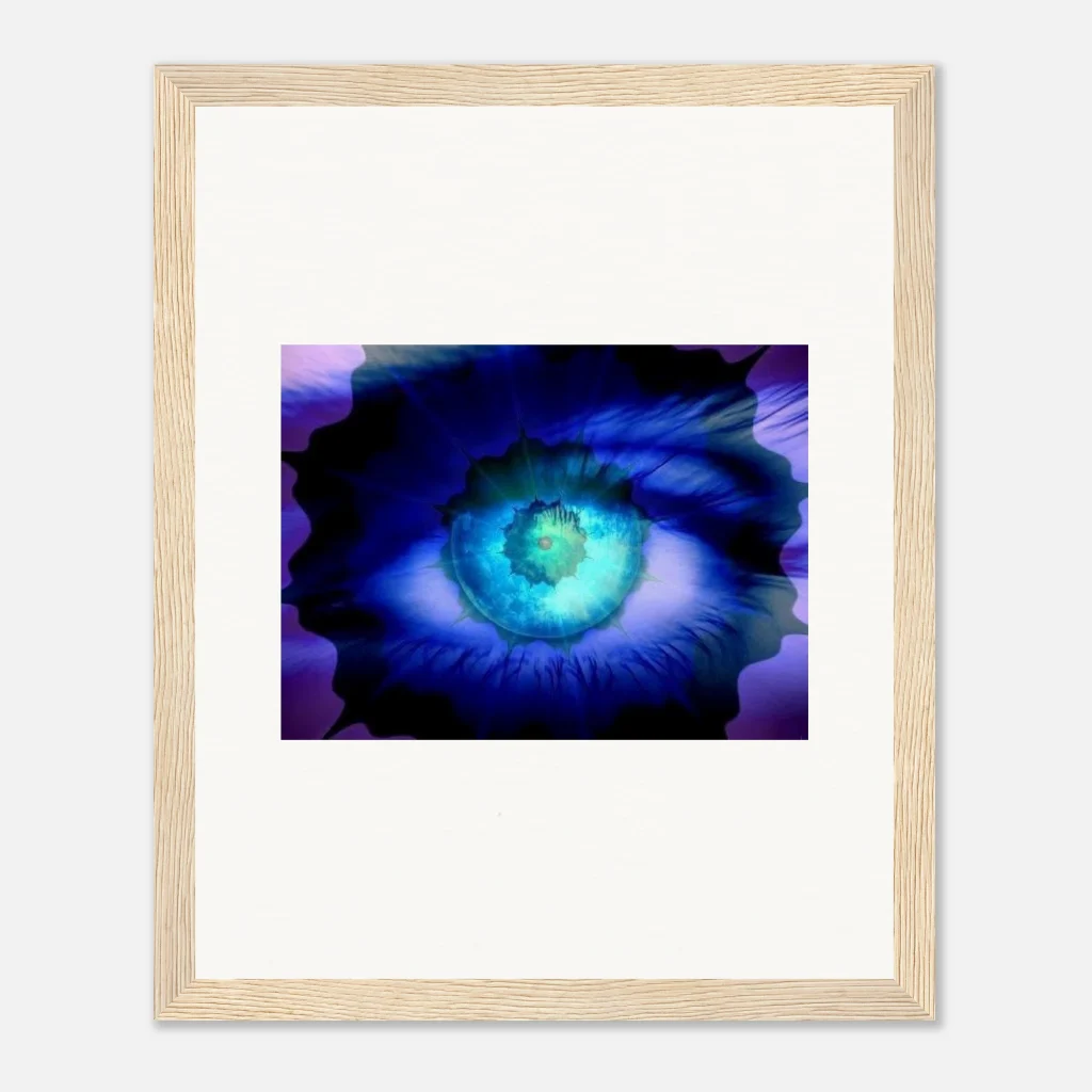 framed art Museum-Quality Matte Paper Wooden Framed Poster the the eternal tide - Poster