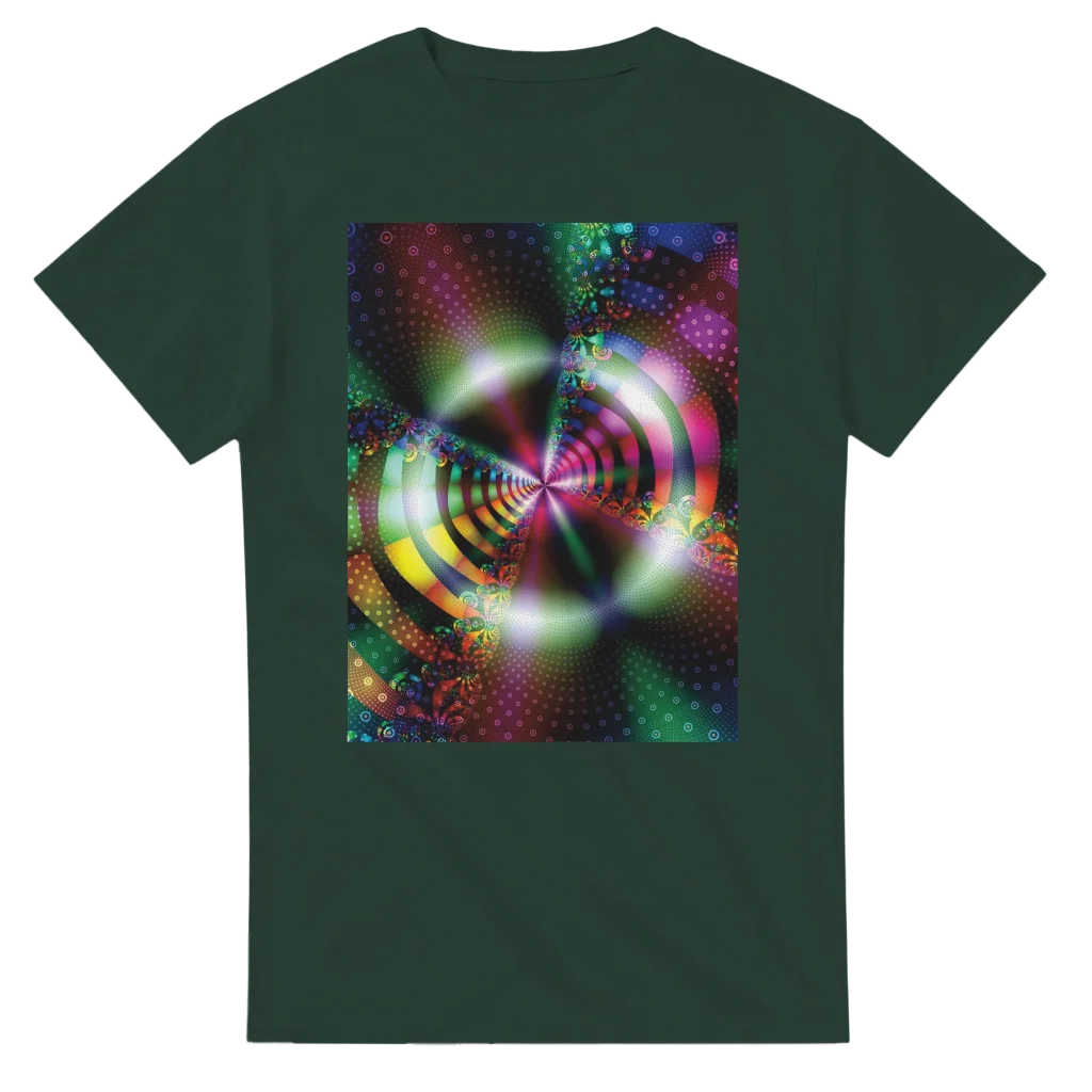 Framed Art Print of unity Heavyweight Unisex Crewneck T-shirt | Gildan® 5000 pyschedlic digital print
