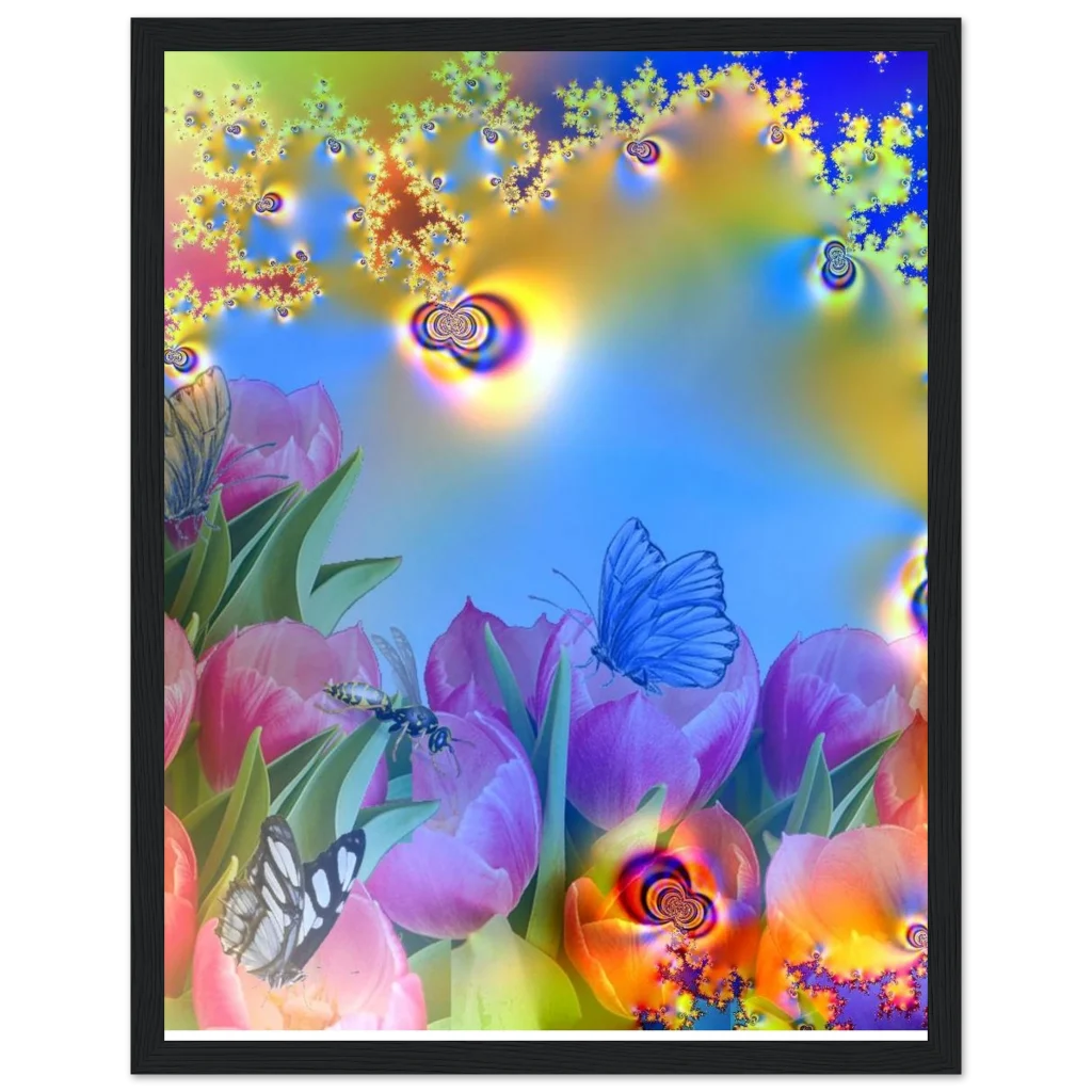summer awakening Classic Semi-Glossy Paper Wooden Framed Poster - Poster