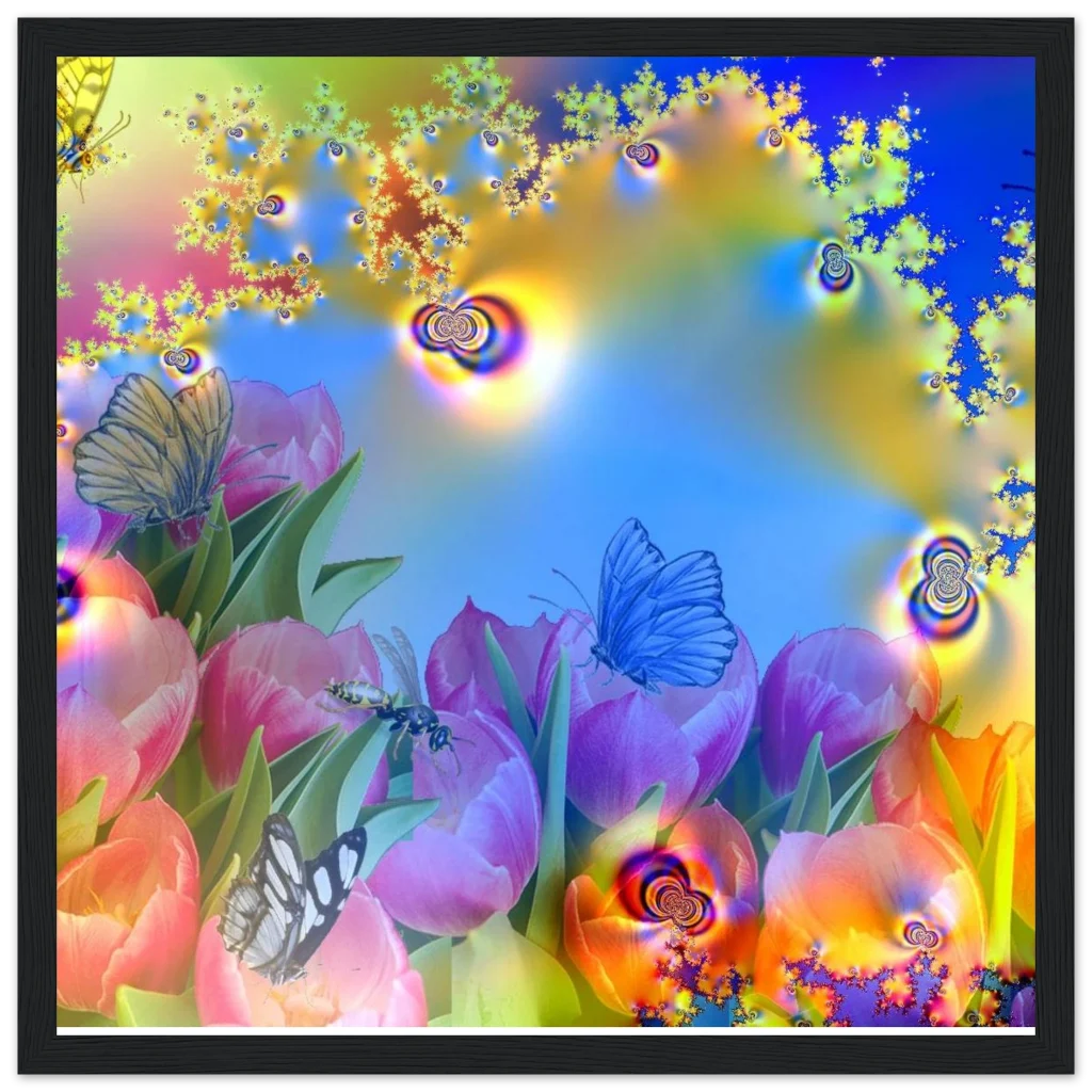 summer awakening Classic Semi-Glossy Paper Wooden Framed Poster - Poster