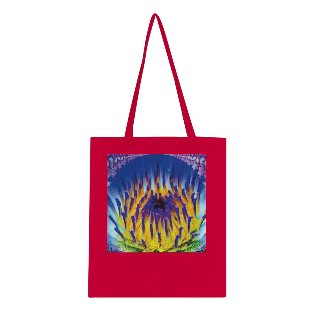 radiant flower print Classic Tote Bag - Poster