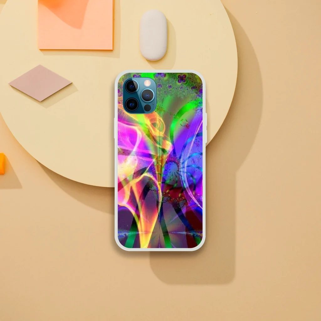iphonecase Flexi case neon coloured digital print - Poster
