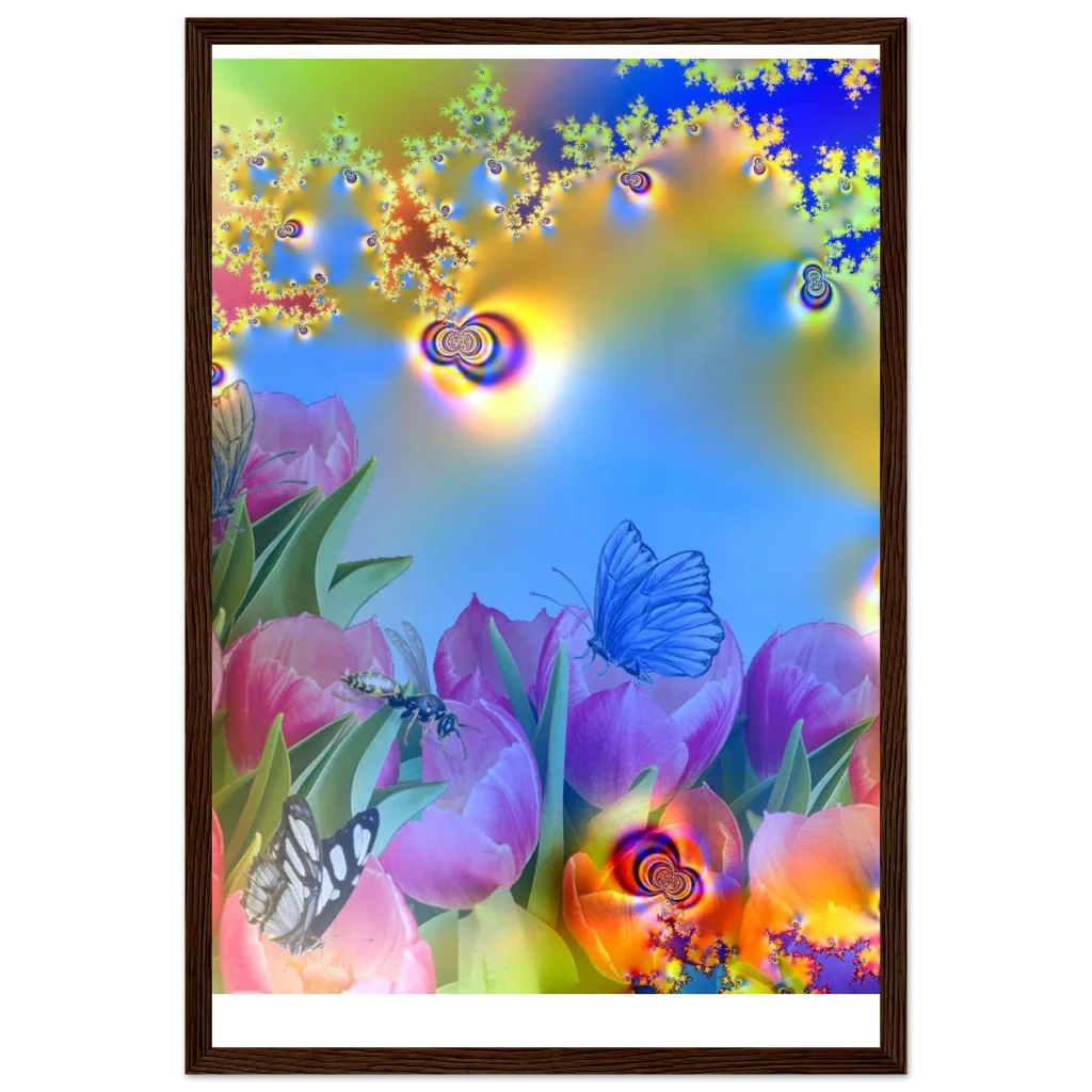 summer awakening Classic Semi-Glossy Paper Wooden Framed Poster - Poster