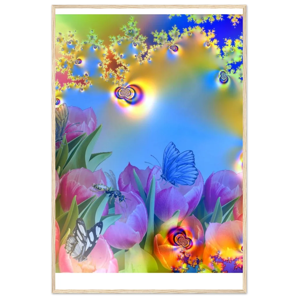 summer awakening Classic Semi-Glossy Paper Wooden Framed Poster - Poster