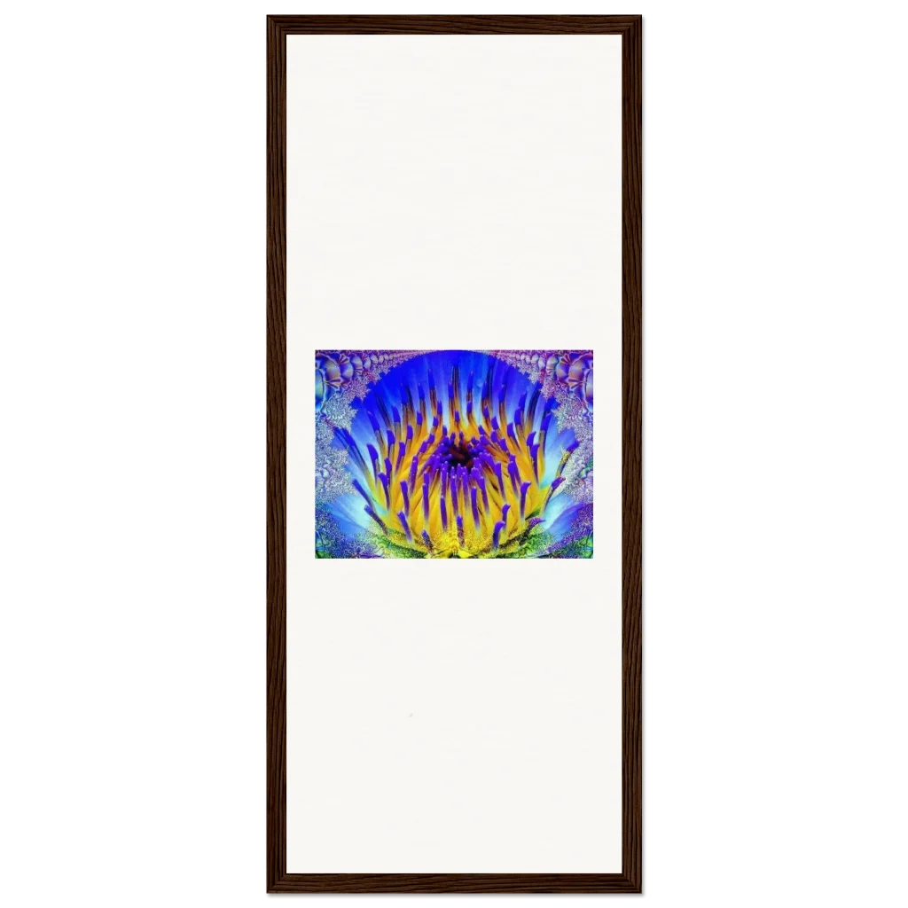 radiant flower Museum-Quality Matte Paper Wooden Framed Poster - Poster