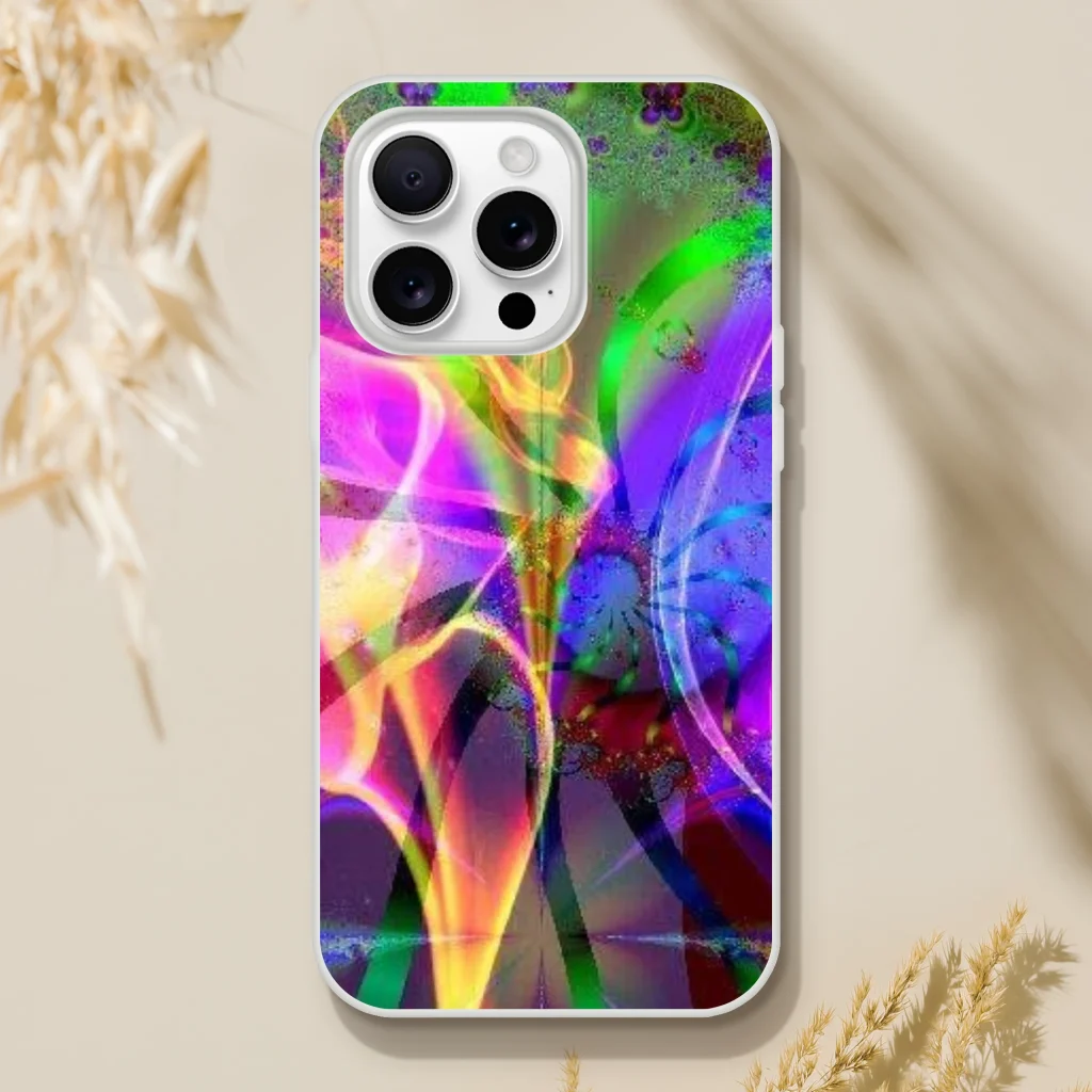 iphonecase Flexi case neon coloured digital print - Poster