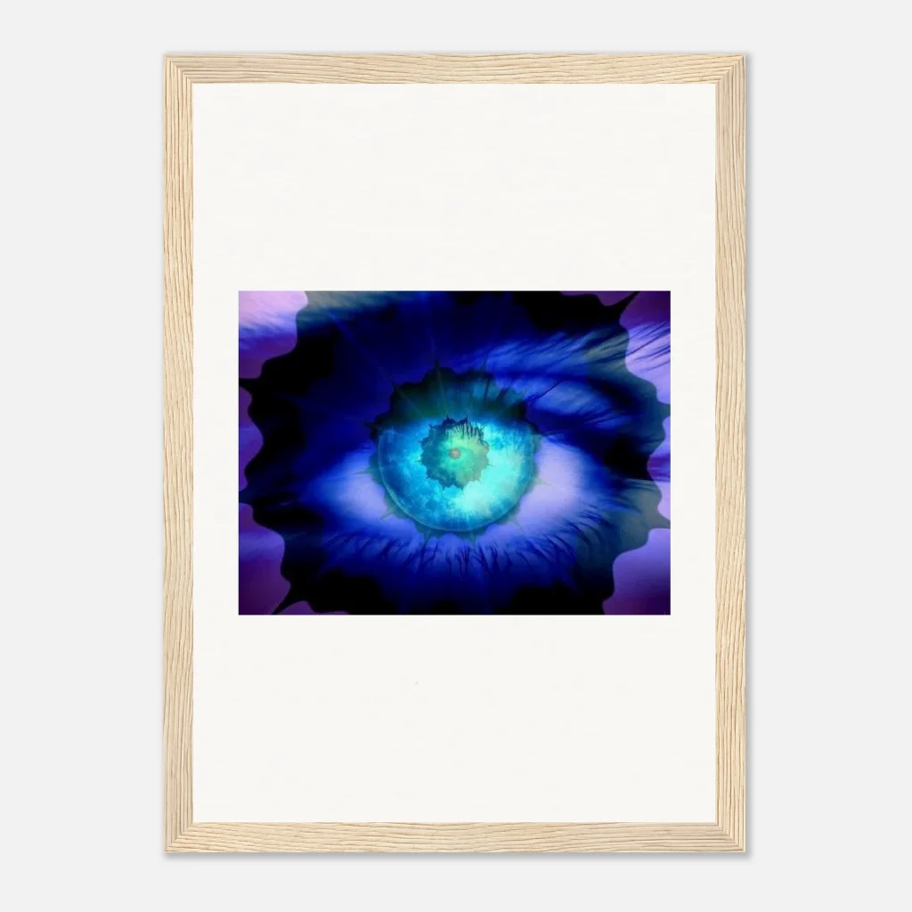 framed art Museum-Quality Matte Paper Wooden Framed Poster the the eternal tide - Poster
