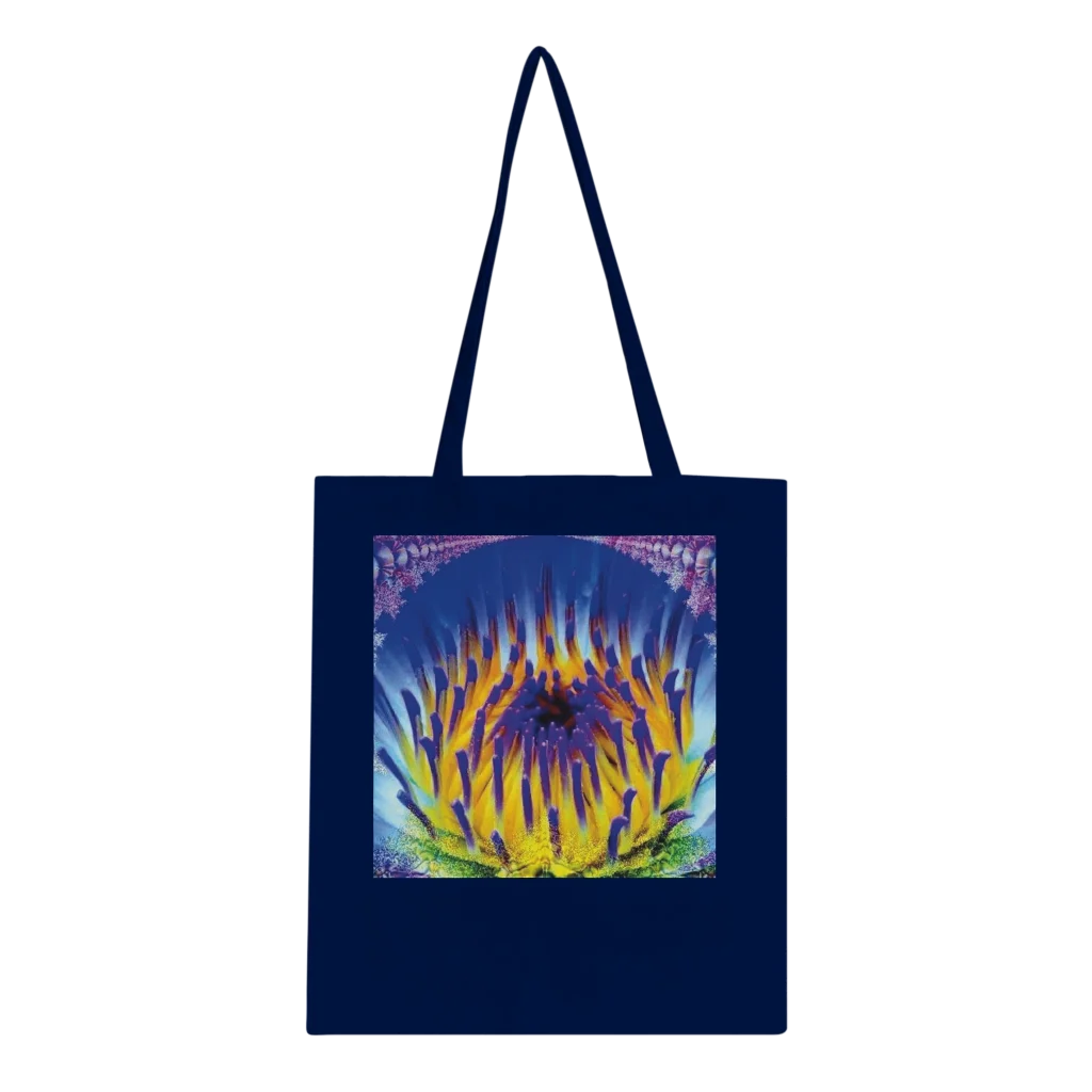 radiant flower print Classic Tote Bag - Poster
