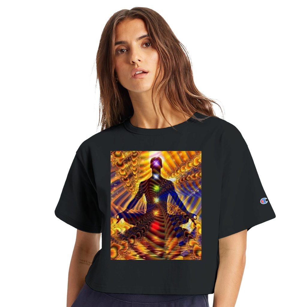 Women's Cropped Heritage Crewneck T-Shirt | Champion T453W - Poster