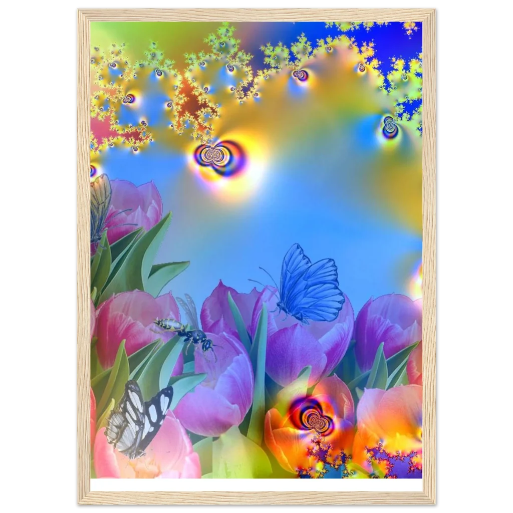 summer awakening Classic Semi-Glossy Paper Wooden Framed Poster - Poster