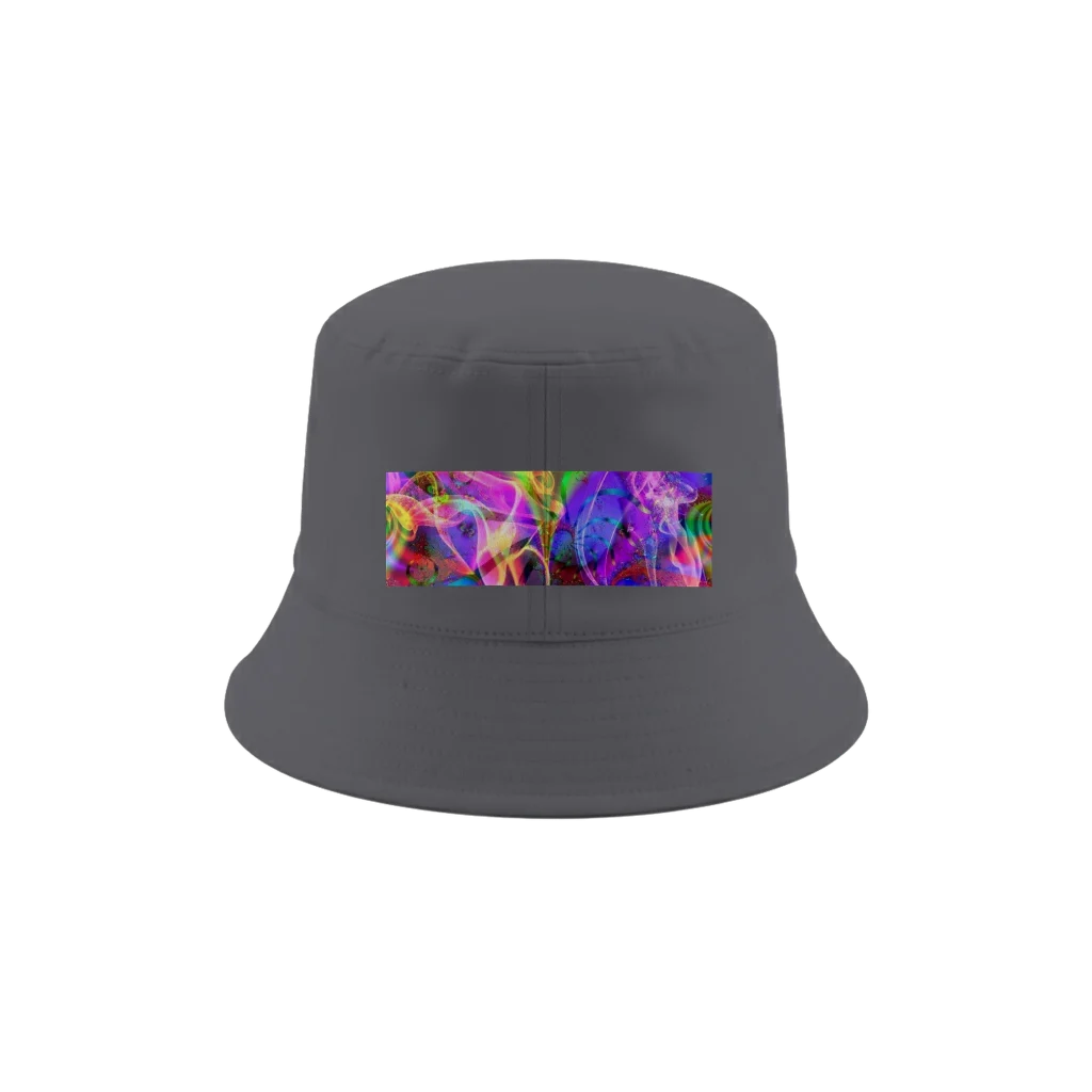 Framed Art Print of festival vibrant wear Reversible Bucket Hat | Beechfield B686