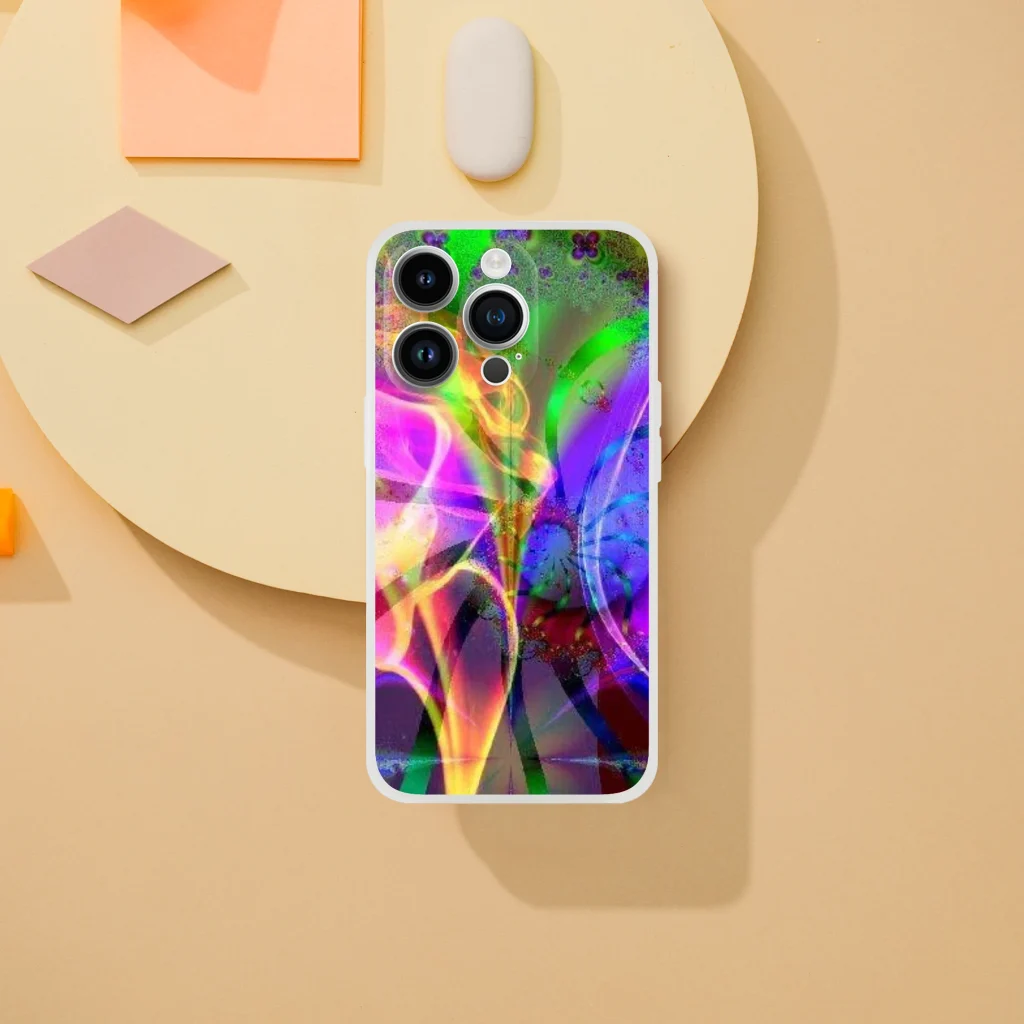 iphonecase Flexi case neon coloured digital print - Poster
