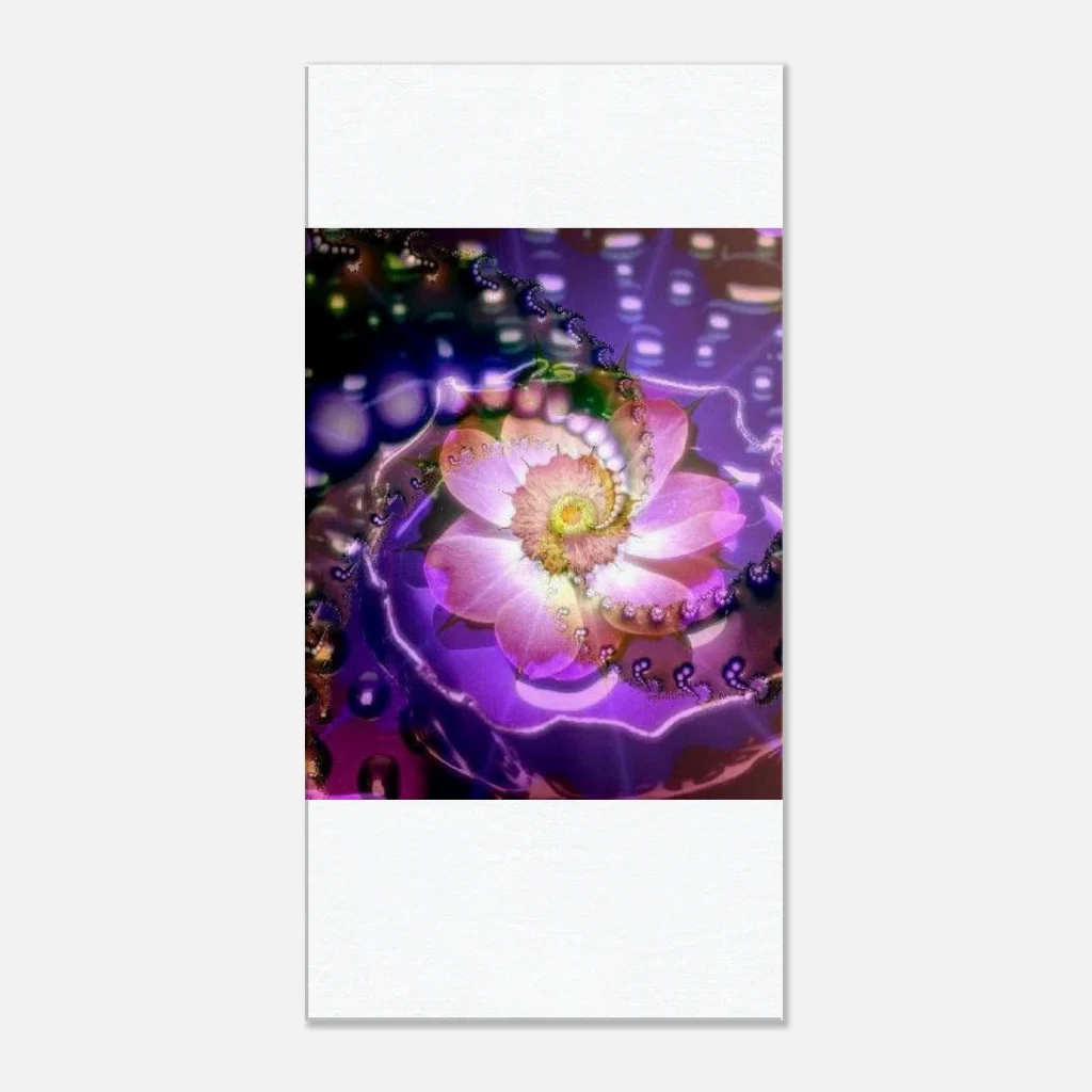 life enhancing colour Canvas bright digital fractal art prints - Poster
