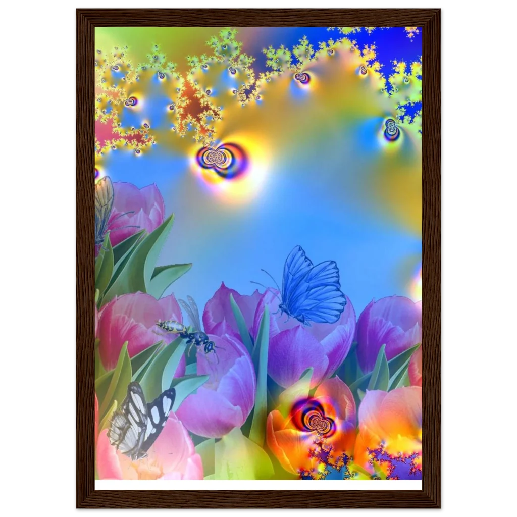 summer awakening Classic Semi-Glossy Paper Wooden Framed Poster - Poster
