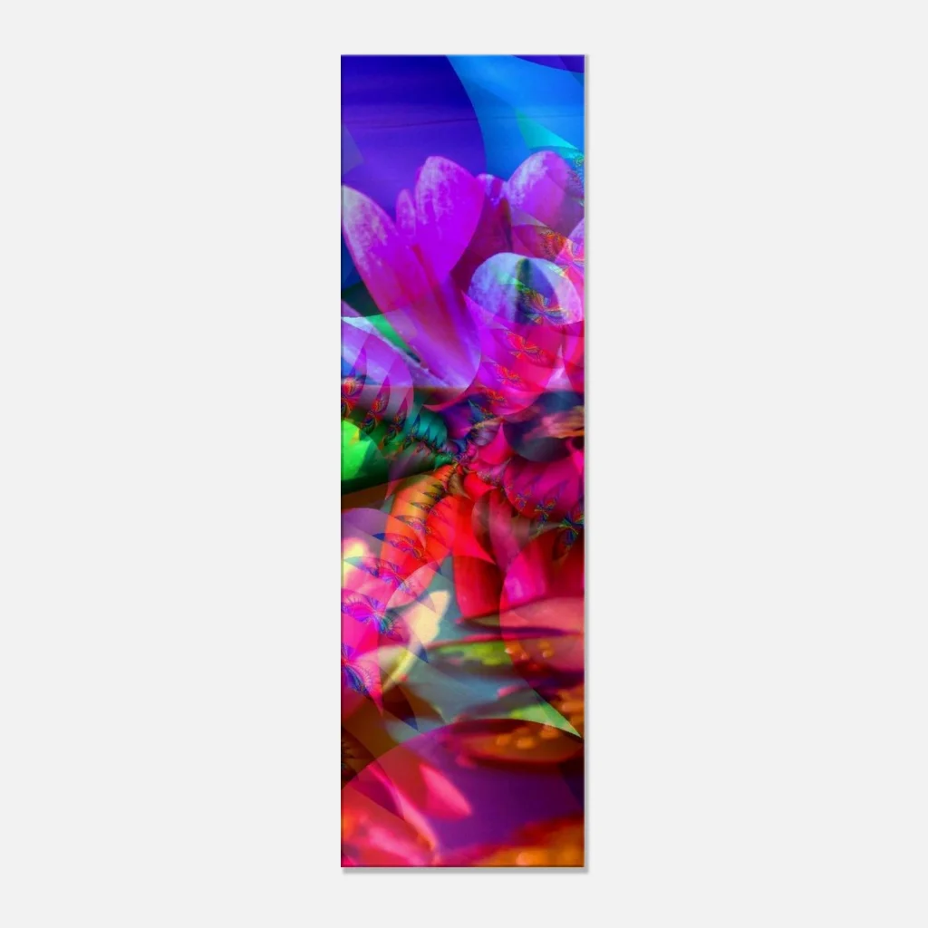 entangled mandalas Canvas brusting with colour with this vibrant digital print - Poster