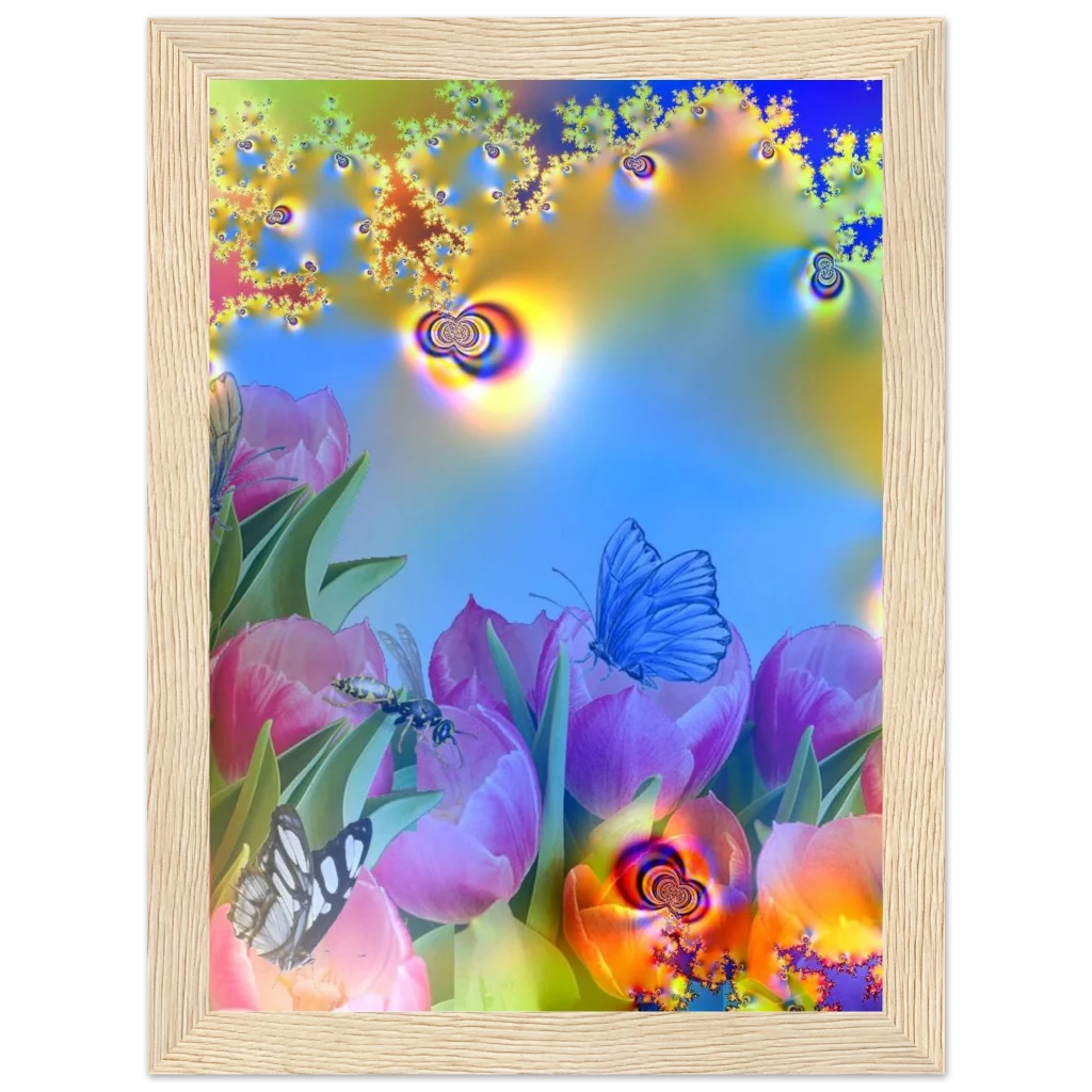 summer awakening Classic Semi-Glossy Paper Wooden Framed Poster - Poster