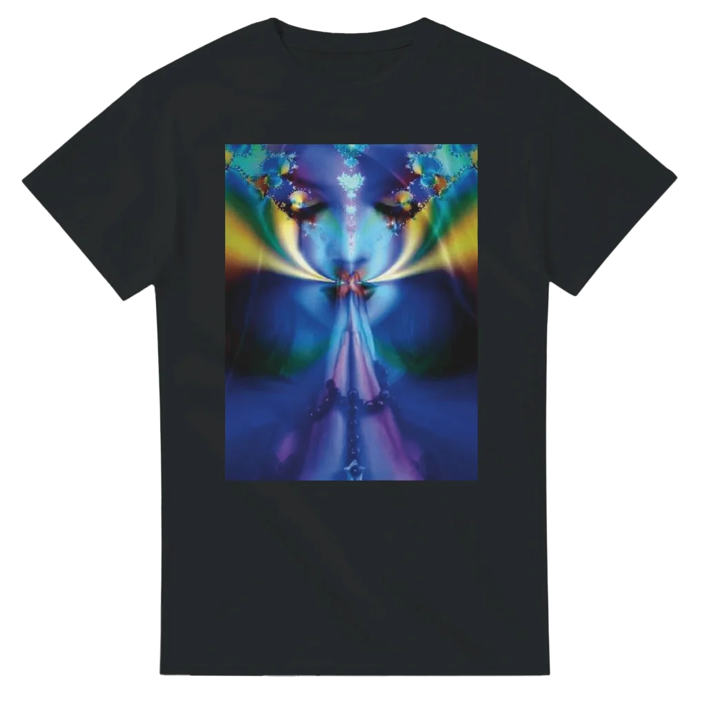 Framed Art Print of trance state Heavyweight Unisex Crewneck T-shirt | Gildan® 5000